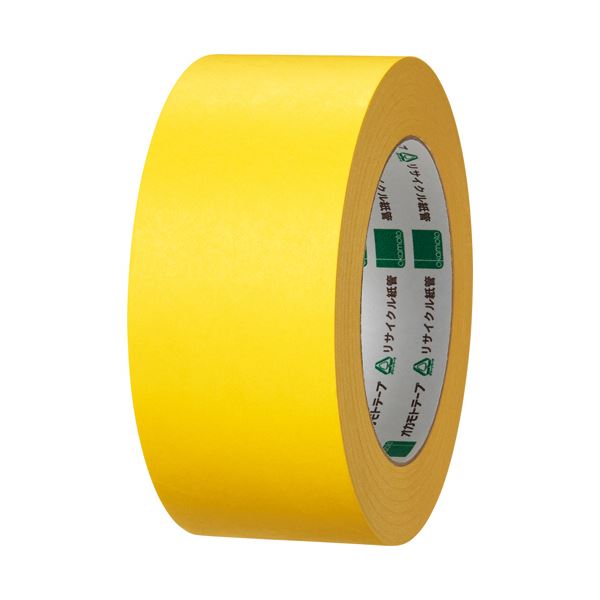 （まとめ）オカモト クラフトテープ 環境思い カラーNo.224WC 50mm×50m 黄 1巻〔×10セット〕の通販は 5,433円