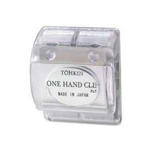 （業務用20セット）トーキンコーポレーション ワンハンドクリップ OC-C 透明の通販は 6,246円