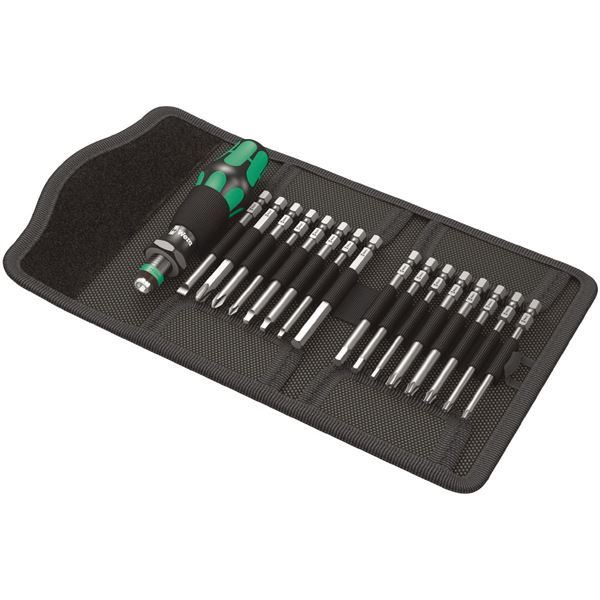 WERA ヴェラ 17点組 1/4HEX 差替え式 ドライバ ビットセット ハンドル付き 051042 工具 ツール DIY 作業工具 道具 【北海道・沖縄・離島配送不可】