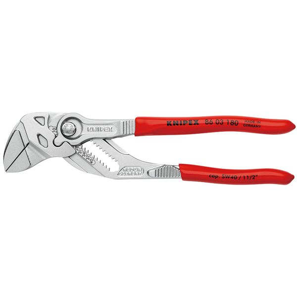 KNIPEX クニペックス プライヤーレンチ プラスチックコーティング 全長180mm 8603-180 工具 ツール DIY 作業工具 【北海道・沖縄・離島配送不可】