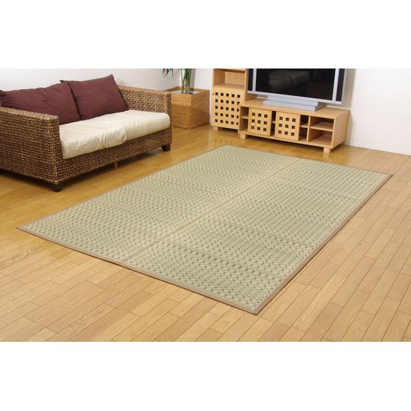 純国産/日本製 掛川織 い草カーペット 『奥丹後』 江戸間3畳（約174×261cm） 【北海道・沖縄・離島配送不可】 14,223円