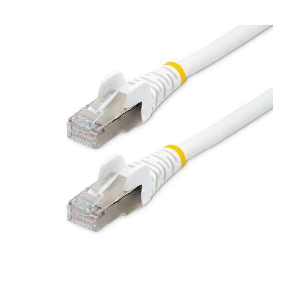 StarTech.com カテゴリー6A LANケーブル 7.5m ホワイト NLWH-750-CAT6A-PATCH 1本 【北海道・沖縄・離島配送不可】