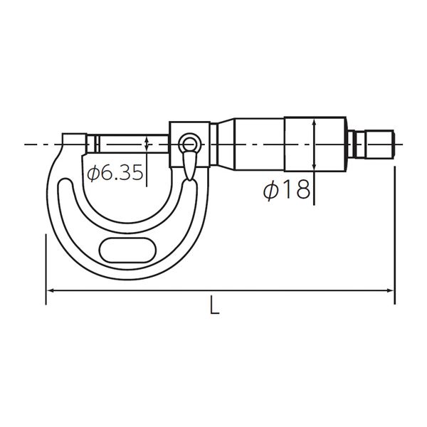 KTC 京都機械工具 外側マイクロメーター 25〜50mm GMM-050 工具 ツール DIY 作業工具 【北海道・沖縄・離島配送不可】_1