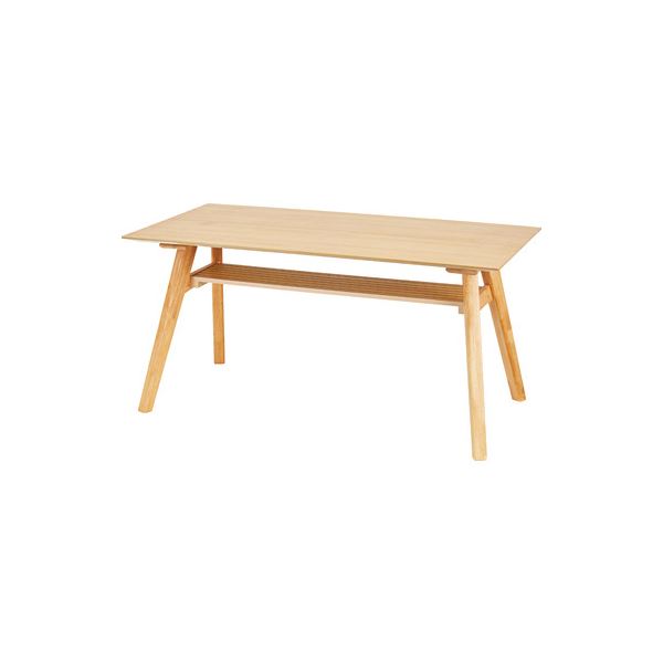 ダイニングテーブル 約W150×D80×H72cm ナチュラル アジャスター付 組立品 【北海道・沖縄・離島配送不可】