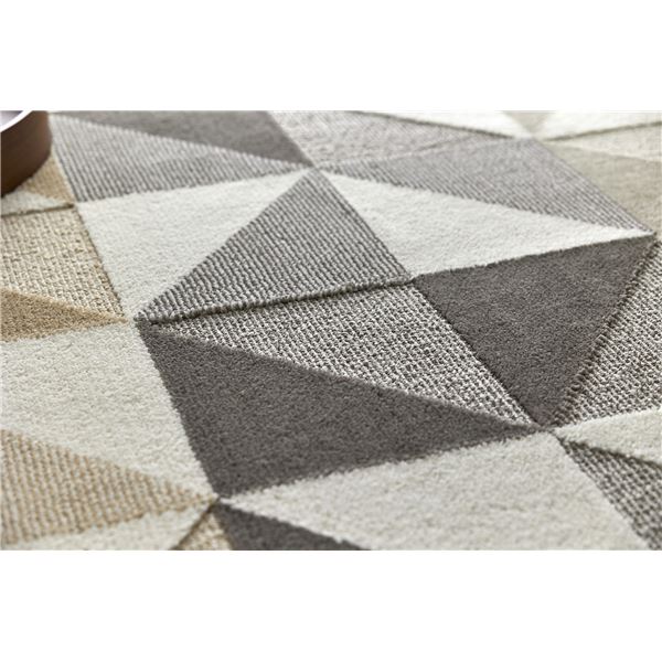 スミノエ アレルブロック ラグ シーン 約幅190×長さ240cm グリーン 日本製〔代引不可〕