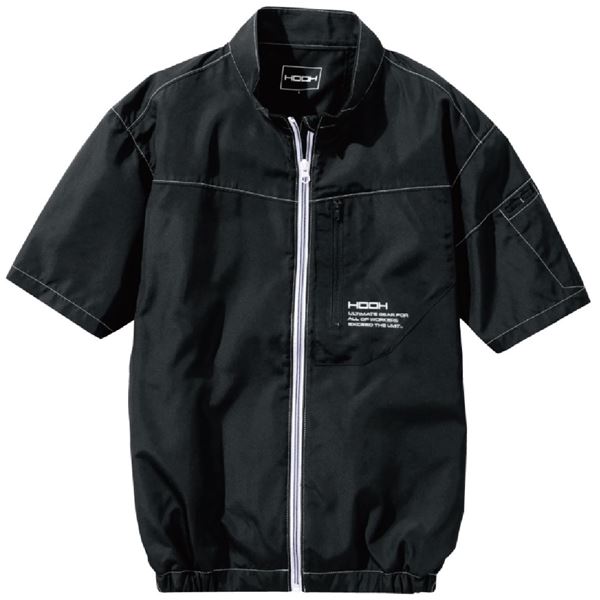 村上被服 HOOH 半袖ジャケット V6607 ブラック サイズ：4L 服単品 〔バッテリー・ファン・ケーブル別売〕の通販は 5,622円