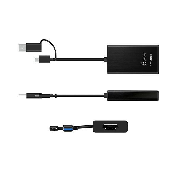 j5 Create USB 4K HDMIキャプチャーアダプタ ブラック JVA11 1台 【北海道・沖縄・離島配送不可】_2
