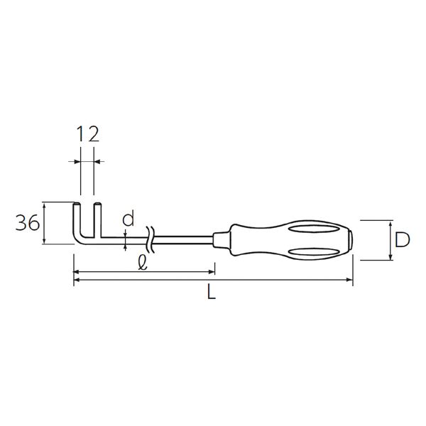 KTC 京都機械工具 ベルトテンショナーレンチセット ATE175 レンチ 工具 ツール DIY 作業工具 【北海道・沖縄・離島配送不可】_1