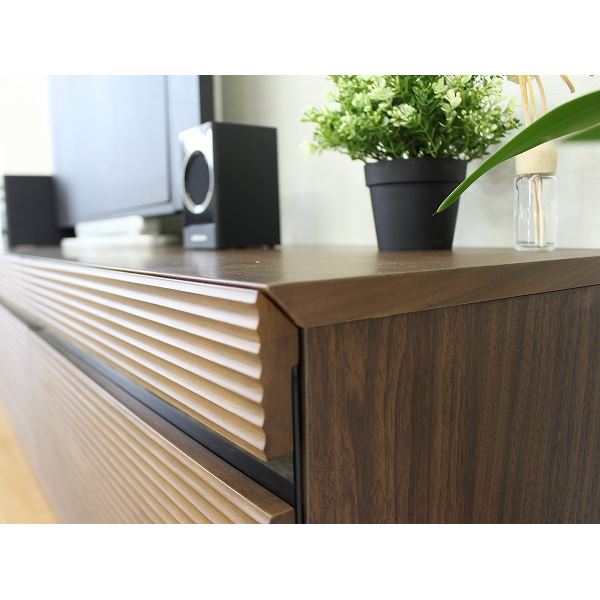 TVボード（ウォルナット） 幅約180cm [完成品］ 【北海道・沖縄・離島配送不可】_2