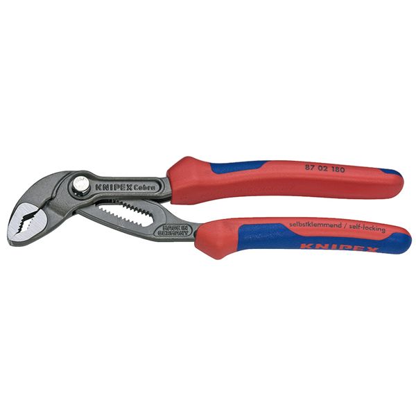 KNIPEX クニペックス コブラ ウォーターポンププライヤー コンフォート 全長180mm 8702-180 工具 ツール DIY 作業工具 【北海道・沖縄・離島配送不可】