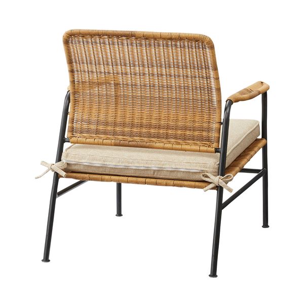 パーソナルチェア 約W62×D67×H70×SH30cm ベージュ クッション取り外し可 完成品 【北海道・沖縄・離島配送不可】_1