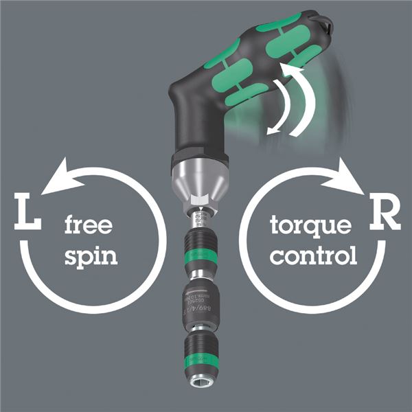 WERA ヴェラ 差込角1/4 HEX ラチェット機能付き ビットホルダー 全長64mm 052501 工具 ツール DIY 作業工具 道具 【北海道・沖縄・離島配送不可】_3