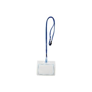 （業務用2セット）西敬 マイティーループ 名札L MLC-131B 青 10本 ×2セット 【北海道・沖縄・離島配送不可】