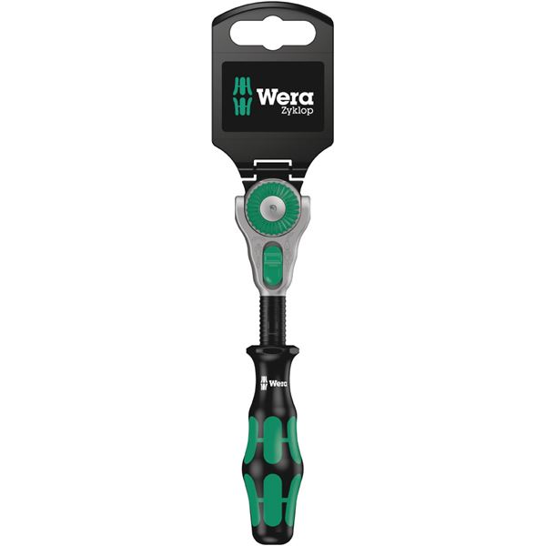 WERA ヴェラ 差込1/4DR Zyklopラチェットハンドル 72ギア 全長152mm 073260 工具 ツール DIY 作業工具 道具 【北海道・沖縄・離島配送不可】