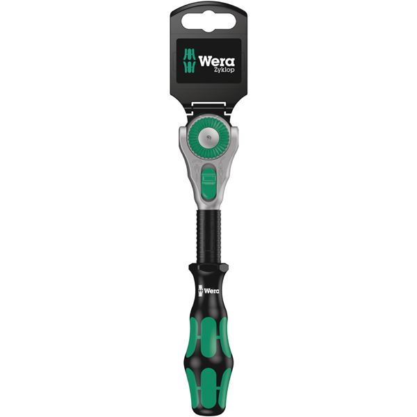 WERA ヴェラ 差込3/8DR Zyklopラチェットハンドル 72ギア 全長199mm 073261 工具 ツール DIY 作業工具 道具 【北海道・沖縄・離島配送不可】