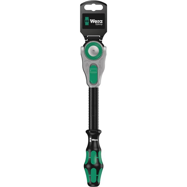 WERA ヴェラ 差込1/2DR Zyklopラチェットハンドル 72ギア 全長277mm 073262 工具 ツール DIY 作業工具 道具 【北海道・沖縄・離島配送不可】