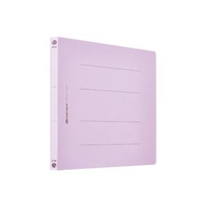 (業務用20セット) フラットファイル/紙バインダー 〔A4/2穴 10冊入り〕 ヨコ型 パープル(紫) D018J-VL ×20セット 【北海道・沖縄・離島配送不可】