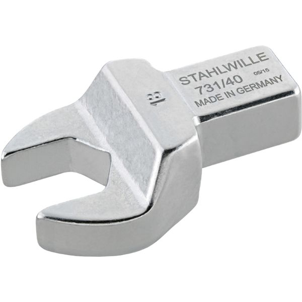 STAHLWILLE スタビレー トルクレンチ用 差替スパナヘッド 17mm ジョイントサイズ 14×18mm 731/40-17 スパナ 工具 ツール DIY 【北海道・沖縄・離島配送不可】