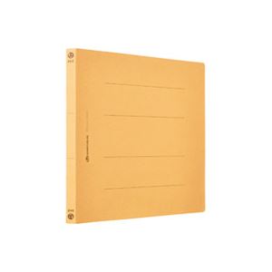 (業務用20セット) フラットファイル/紙バインダー 〔A4/2穴 10冊入り〕 ヨコ型 イエロー(黄) D018J-YL ×20セット 【北海道・沖縄・離島配送不可】