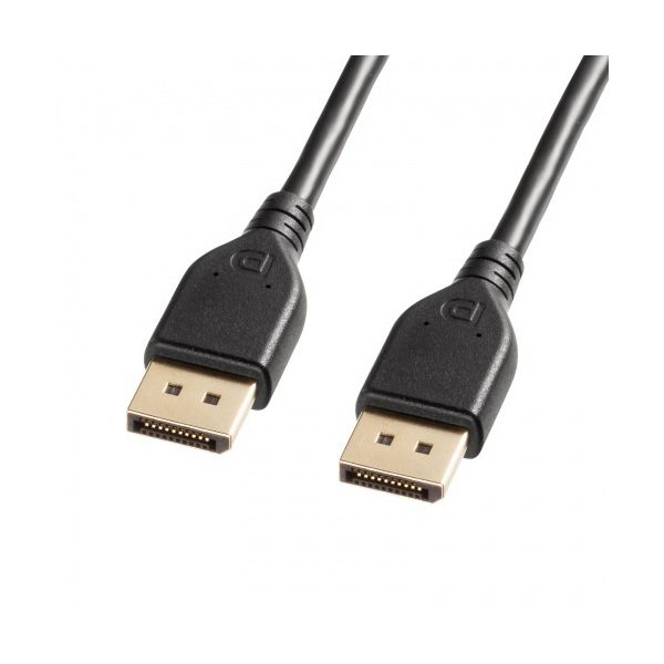 サンワサプライ DisplayPortケーブル ブラック 1m KC-DP8010 1本 【北海道・沖縄・離島配送不可】
