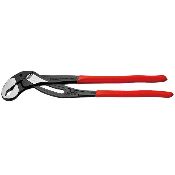 KNIPEX クニペックス アリゲーターXL ウォーターポンププライヤー 滑り止めプラスチックコーティング サイズ400×75×20mm パック入 8801-400SB 【北海道・沖縄・離島配送不可】
