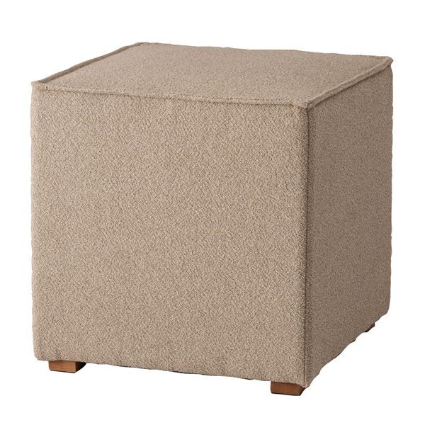 キューブスツール グレーベージュ 約W40×D40×H41cmの通販は