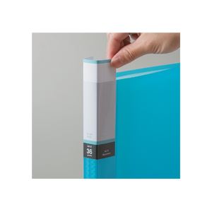 （まとめ）TANOSEE クリアブック（透明表紙） A4タテ 36ポケット ピンク 30冊の通販は