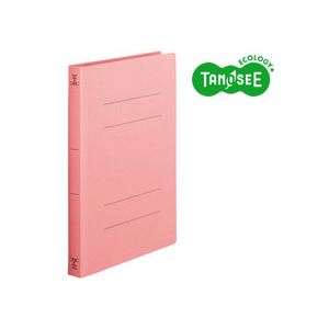 （まとめ）TANOSEE フラットファイル バインダー 2穴 ＜厚とじW＞A4タテ 250枚収容 ピンク 10冊入×10パック 【北海道・沖縄・離島配送不可】