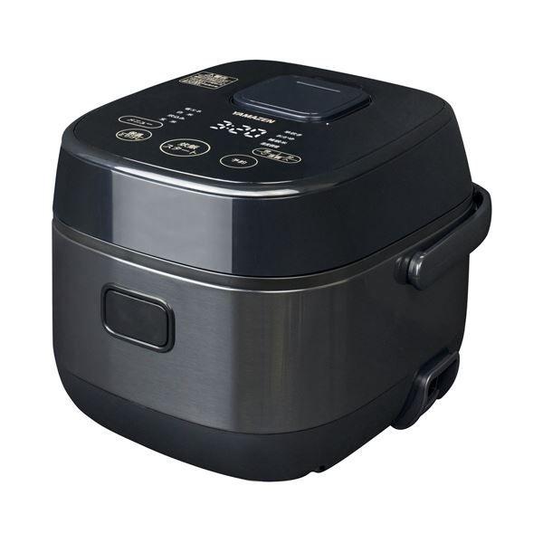 YAMAZENIH炊飯器 3合炊き ブラック YJK-E051（B） 1台 【北海道・沖縄・離島配送不可】