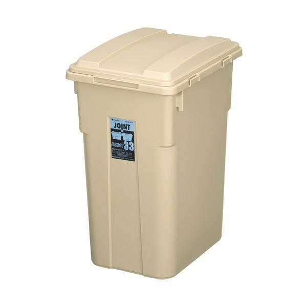 （まとめ） 新輝合成TONBO 連結カラー分別ペール 33L カーキベージュ 02069-9 1台 〔×5セット〕 【北海道・沖縄・離島配送不可】