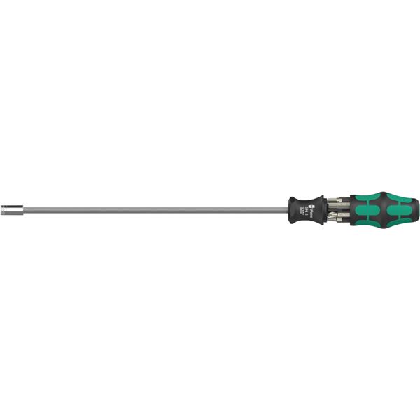 WERA ヴェラ 7点組 Kraftform ロングドライバー ハンドル ビットセット 差込6.35mm ハンドル内ビット収納機能付 136075 工具 DIY 【北海道・沖縄・離島配送不可】
