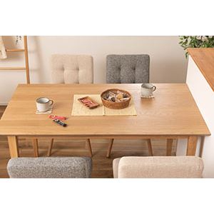ダイニングテーブル ナチュラル 約幅150cm 組立品 【北海道・沖縄・離島配送不可】_2