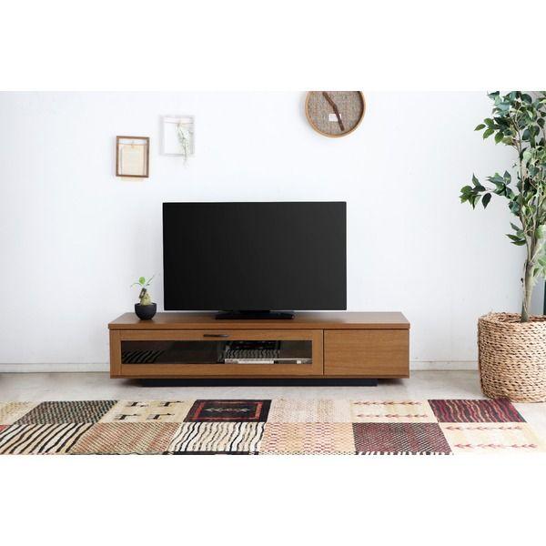 FZ コルム 140cm TV ローボード BR ブラウン 【北海道・沖縄・離島配送不可】