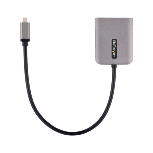 StarTech.com MSTハブ デュアルモニター対応 30cm USB C-Displayport スペースグレーMST14CD122DP 1個 【北海道・沖縄・離島配送不可】_2