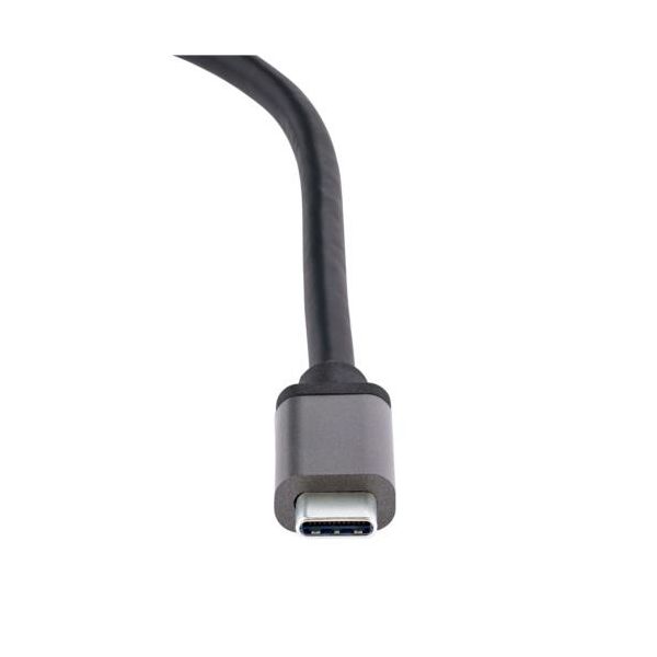 StarTech.com MSTハブ デュアルモニター対応 30cm USB C-Displayport スペースグレーMST14CD122DP 1個 【北海道・沖縄・離島配送不可】_3