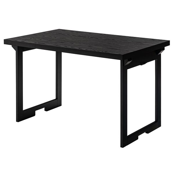 法事テーブル 約W95×D60×H60/9.5cm ブラック 折りたたみ式 完成品 【北海道・沖縄・離島配送不可】