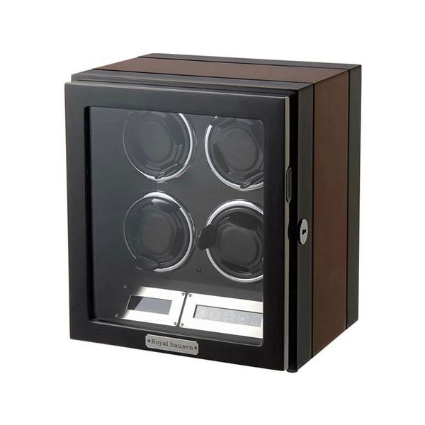 Royal hausen ロイヤルハウゼン ワインディングマシーン ワインダー 4本巻き上げ 液晶パネル リモコン付 GC03-Q21EB 【北海道・沖縄・離島配送不可】