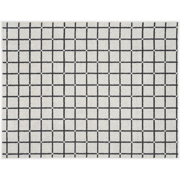 スミノエ 洗える ラグ オセロ 約幅185×長さ240cm ホワイト 日本製〔代引不可〕