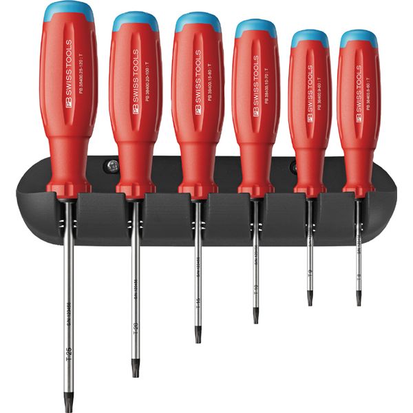 PB SWISS TOOLS ピービースイスツールズ 6本組スイスグリップEVO TXドライバーセット ホルダー付 38440.H 【北海道・沖縄・離島配送不可】