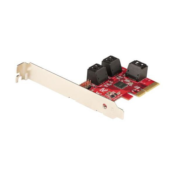 StarTech.com SATA 6ポート増設PCI Expressインターフェースカード 6P6G-PCIE-SATA-CARD1個 【北海道・沖縄・離島配送不可】