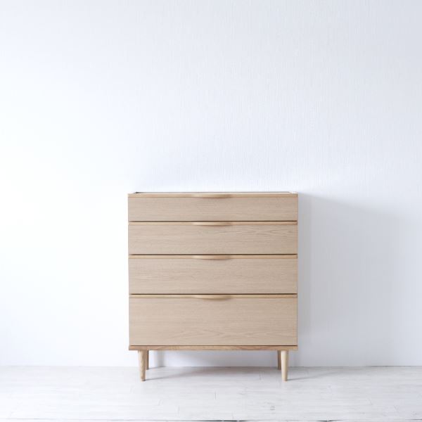 ガラスチェスト（ナチュラル） 幅約80cm [完成品］の通販は 43,460円