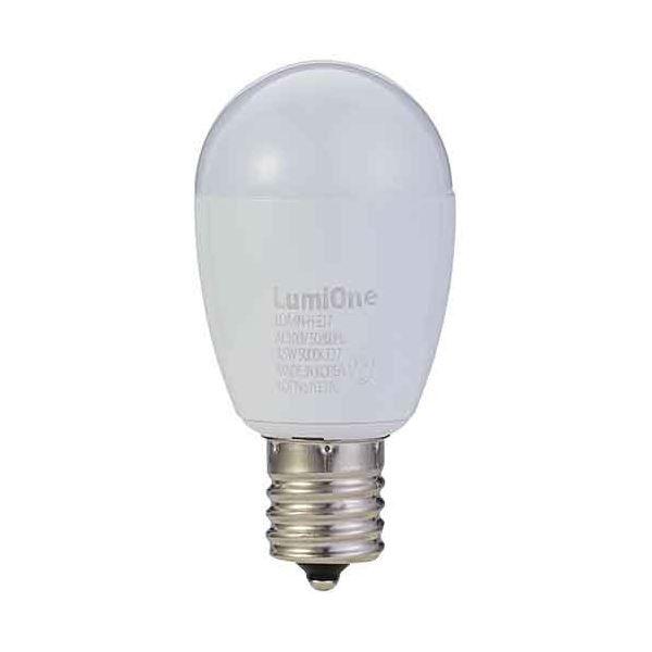 （まとめ） インターテクノロジー LED電球 ミニクリプトン形 E17口金 3.5W 5000K 昼白色 LDA4N-H-E17 1個 〔×3セット〕 【北海道・沖縄・離島配送不可】