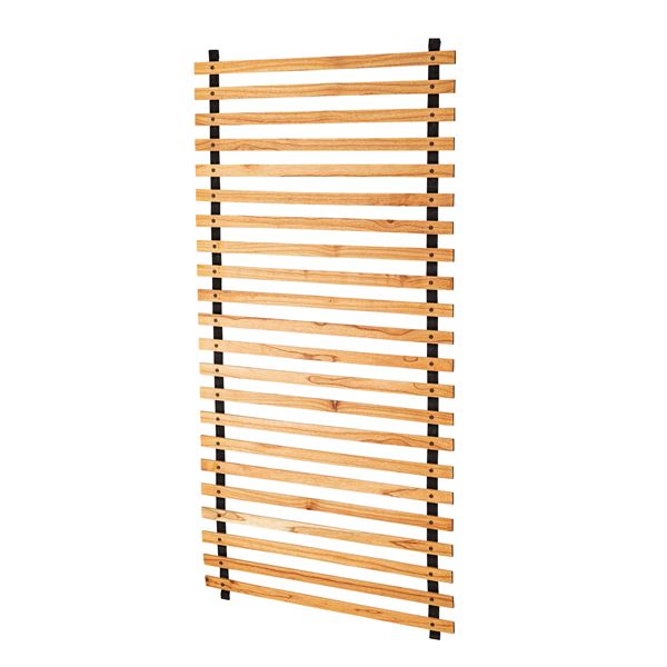 ロールパーテーション ロング 約W90×H183cm ブラウン 完成品 【北海道・沖縄・離島配送不可】