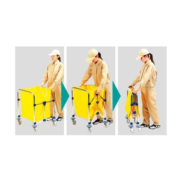 山崎産業 コンドルリサイクルカートY-2（収納袋） 大（約210L） レッド CA469-002X-MB 1枚 【北海道・沖縄・離島配送不可】_2