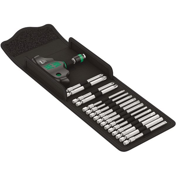 WERA ヴェラ 17点組 差込6.35mm 差替え式 T型 ドライバー ビットセット 057470 工具 ツール DIY 作業工具 道具 【北海道・沖縄・離島配送不可】