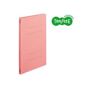（まとめ）TANOSEE フラットファイル バインダー 2穴 ＜スタンダードカラー＞A4タテ 150枚収容 ピンク 10冊入×20パックの通販は 9,996円