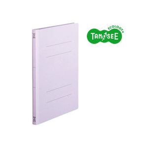 （まとめ）TANOSEE フラットファイル バインダー 2穴 ＜スタンダードカラー＞A4タテ 150枚収容 紫 10冊入×20パックの通販は