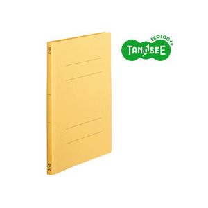 （まとめ）TANOSEE フラットファイル バインダー 2穴 ＜スタンダードカラー＞A4タテ 150枚収容 黄 10冊入×20パック 【北海道・沖縄・離島配送不可】