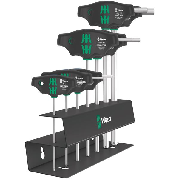 WERA ヴェラ 7本組 T型 HEX レンチセット メタルラック付き 023453 工具 ツール DIY 作業工具 道具 【北海道・沖縄・離島配送不可】