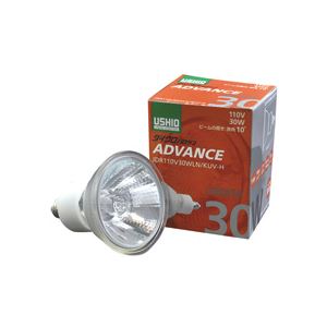 （まとめ）ダイクロハロゲンアドバンス JDR110V30WLN／KUV-H 狭角 30W 10個入 【北海道・沖縄・離島配送不可】